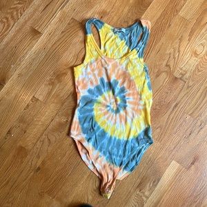 AGOLDE tie dye bodysuit